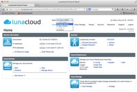 Lunacloud Control Panel