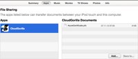 iTunes File Sharing 2