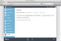 Windows Azure Management Portal 1